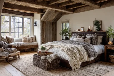 17 Dreamy Farmhouse Bedrooms with Cozy Rustic Décor
