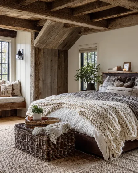 17 Dreamy Farmhouse Bedrooms with Cozy Rustic Décor