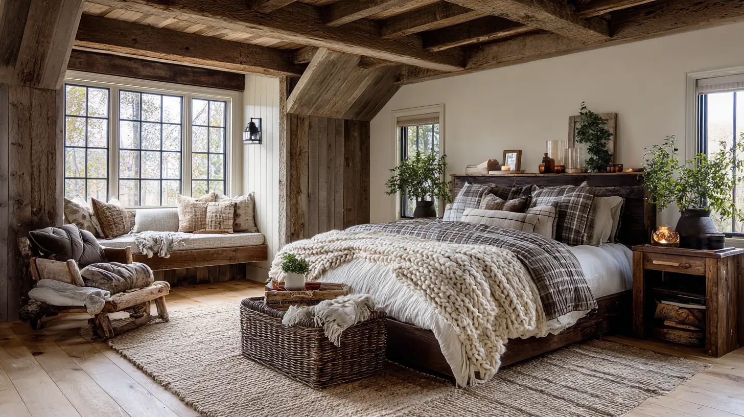 17 Dreamy Farmhouse Bedrooms with Cozy Rustic Décor