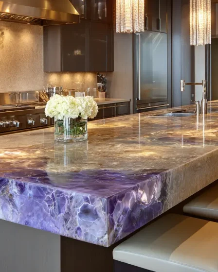 17 Kitchen Countertops Ideas 2026 Modern, Quartz & Granite Designs