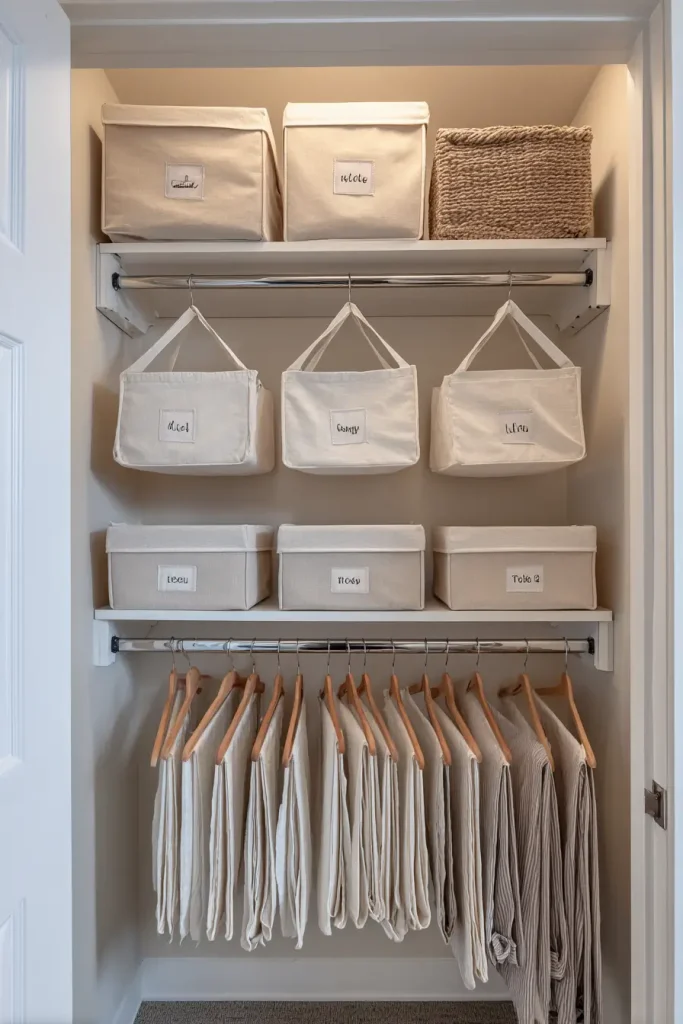 17. Organized Closet Spaces