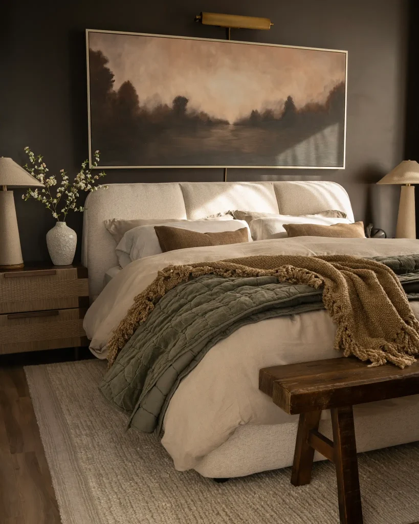 18. Neutral with Pop Pillow Accents
