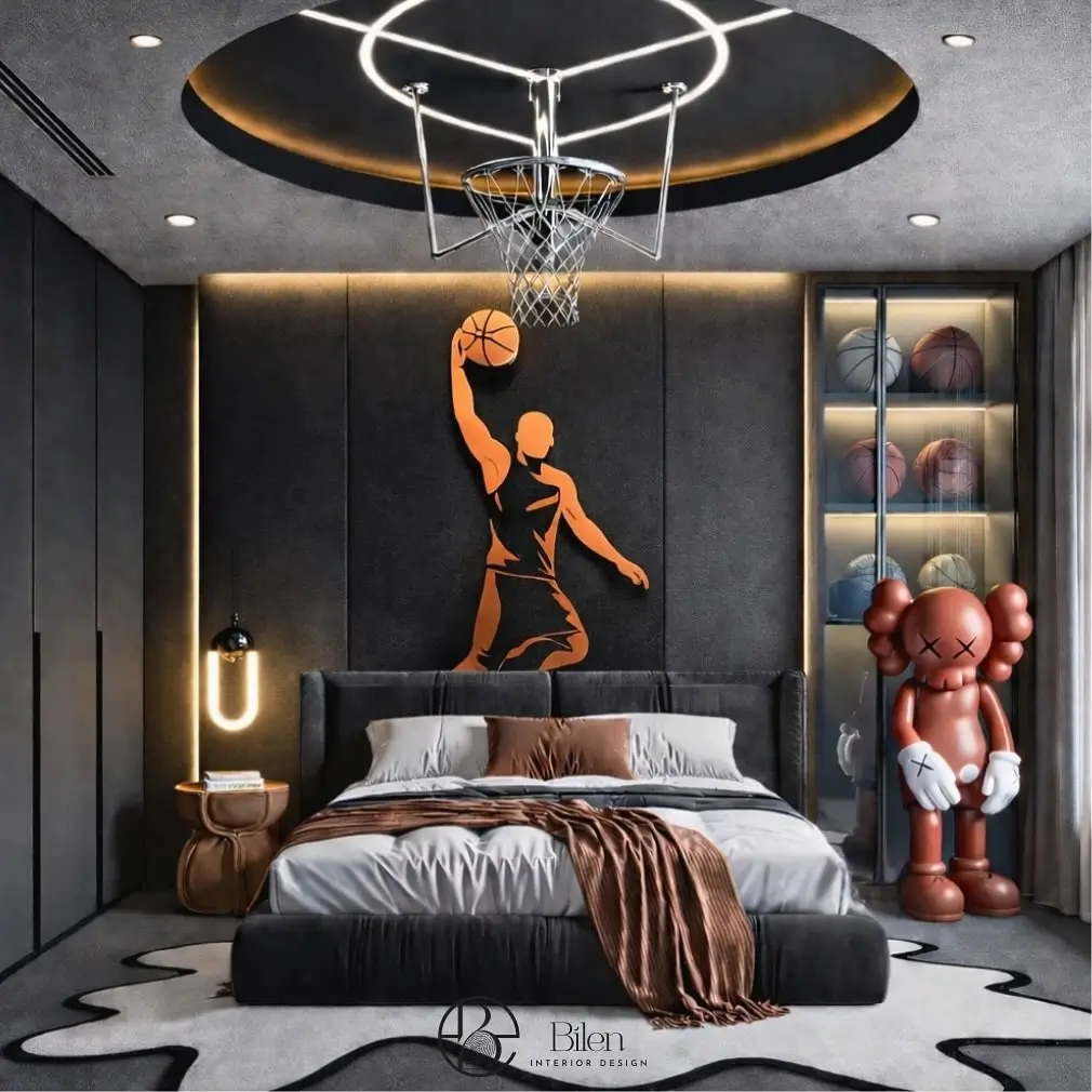 2. Sports-Inspired Bedrooms with a Modern Twist