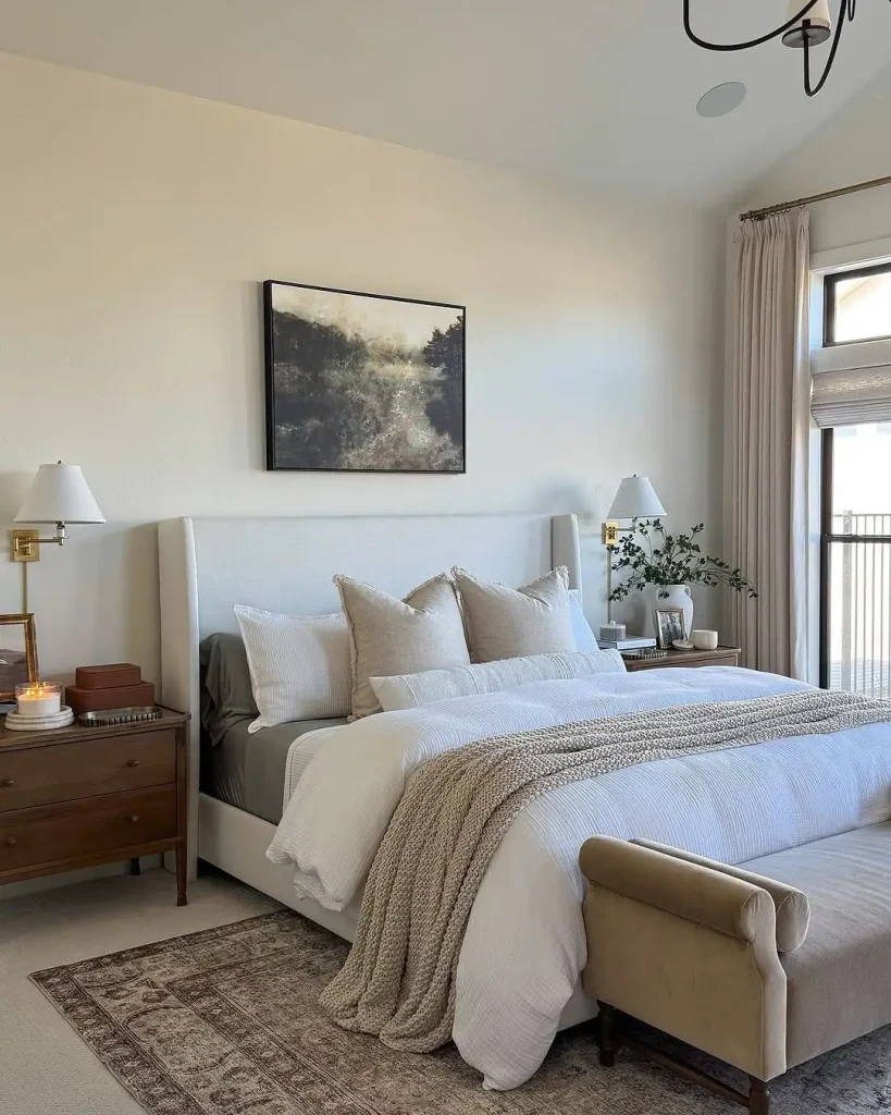 3. Black Bed Frame as the Focal Point