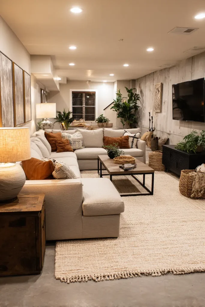 3. How to Create a Cozy Basement Living Room Zone
