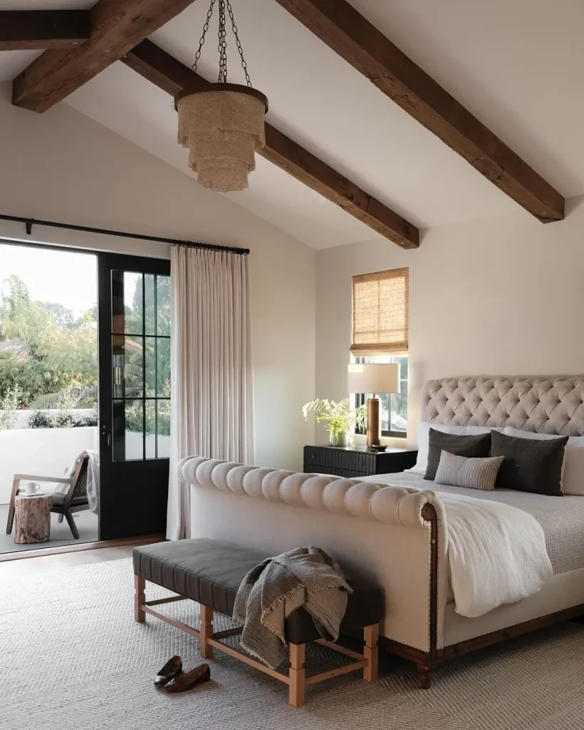 3. Layered Bedding for Cozy Vintage Charm