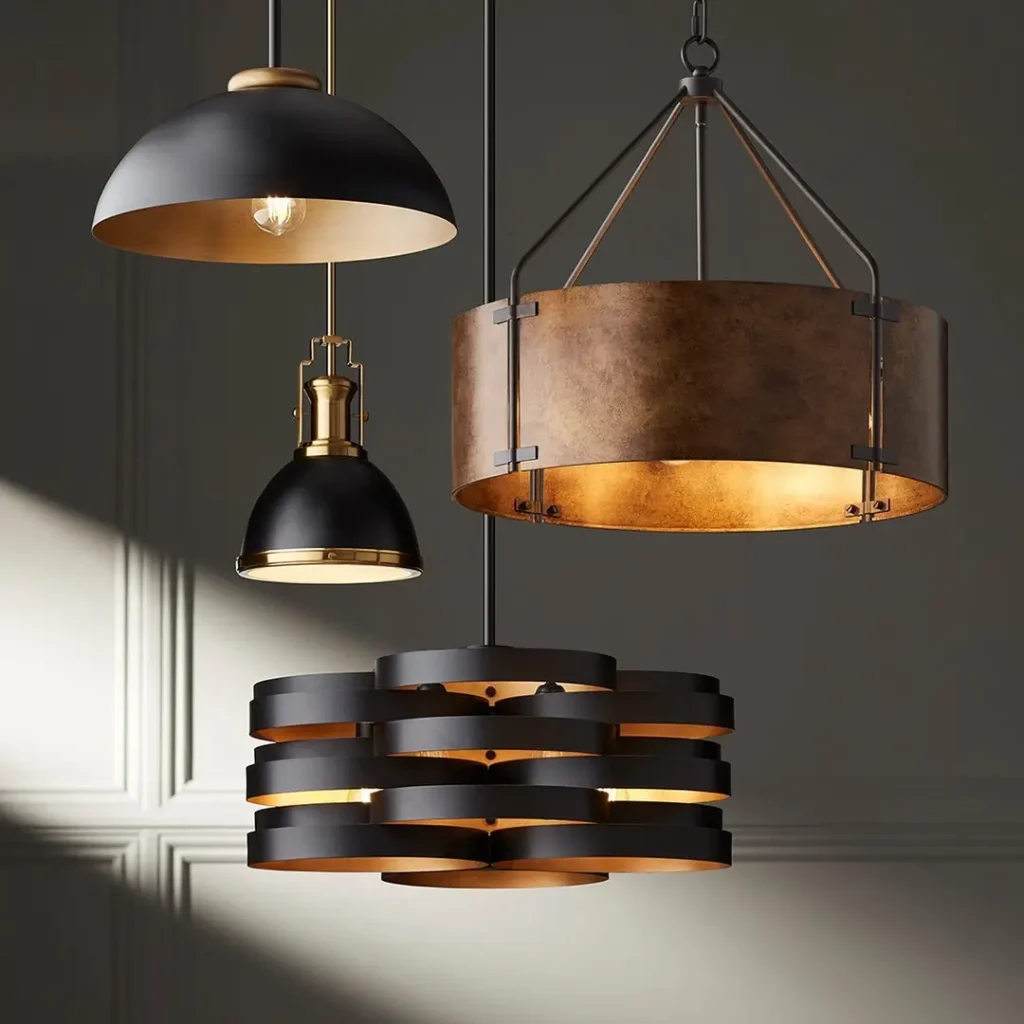 3. Modern Pendant Lighting