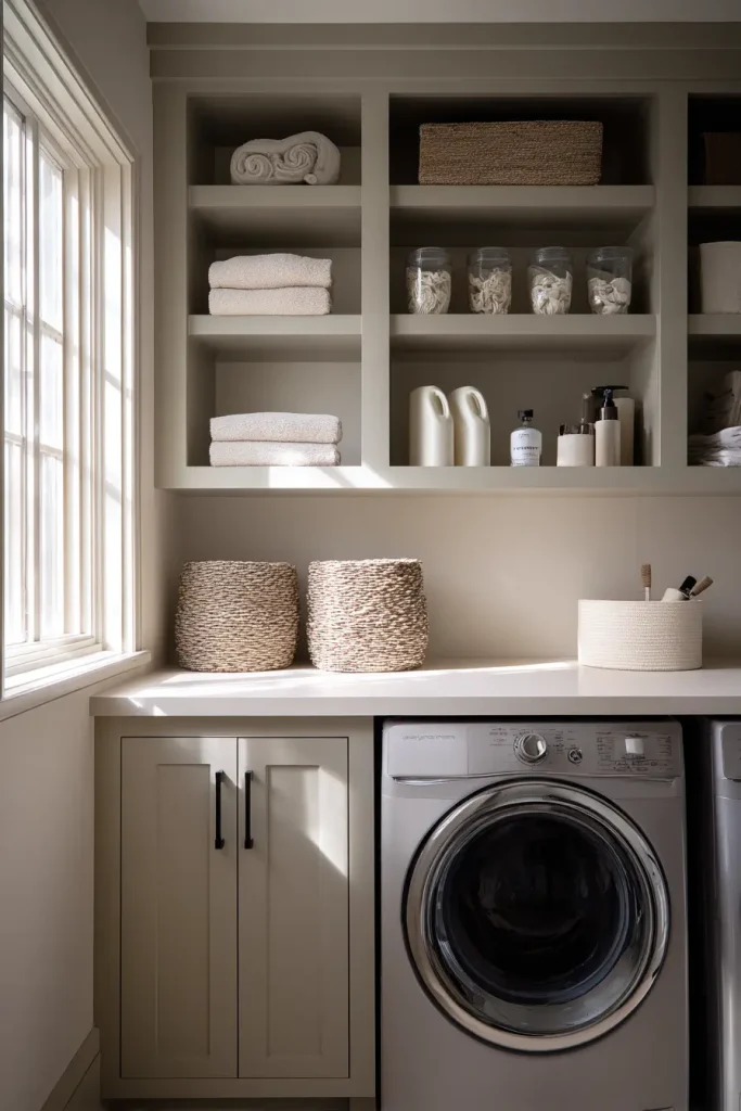 4. Built-In Shelves for a Seamless Look