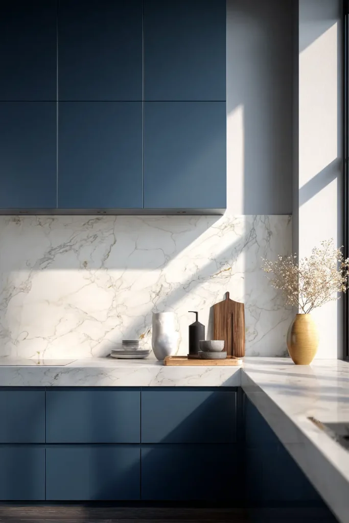 4. Moody Midnight Blue for a Rich, Modern Look