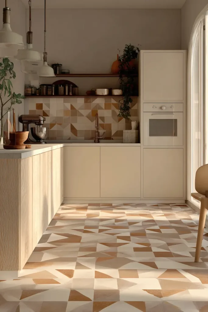 5. Bold Geometric Pattern Tiles for Personality