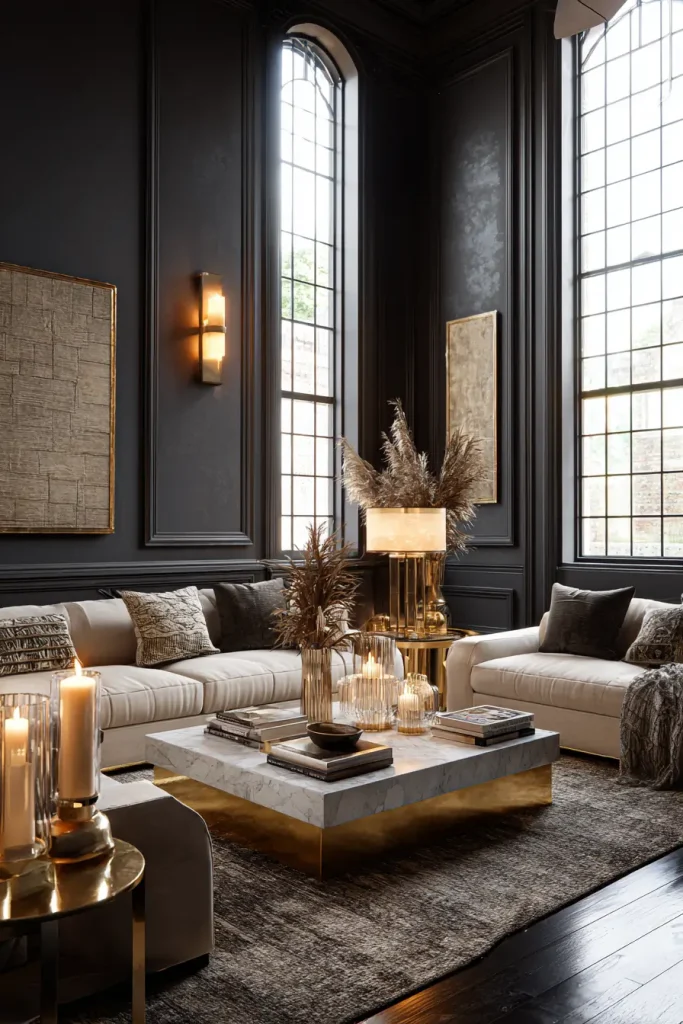 5. Charcoal Gray for a Luxe Feel