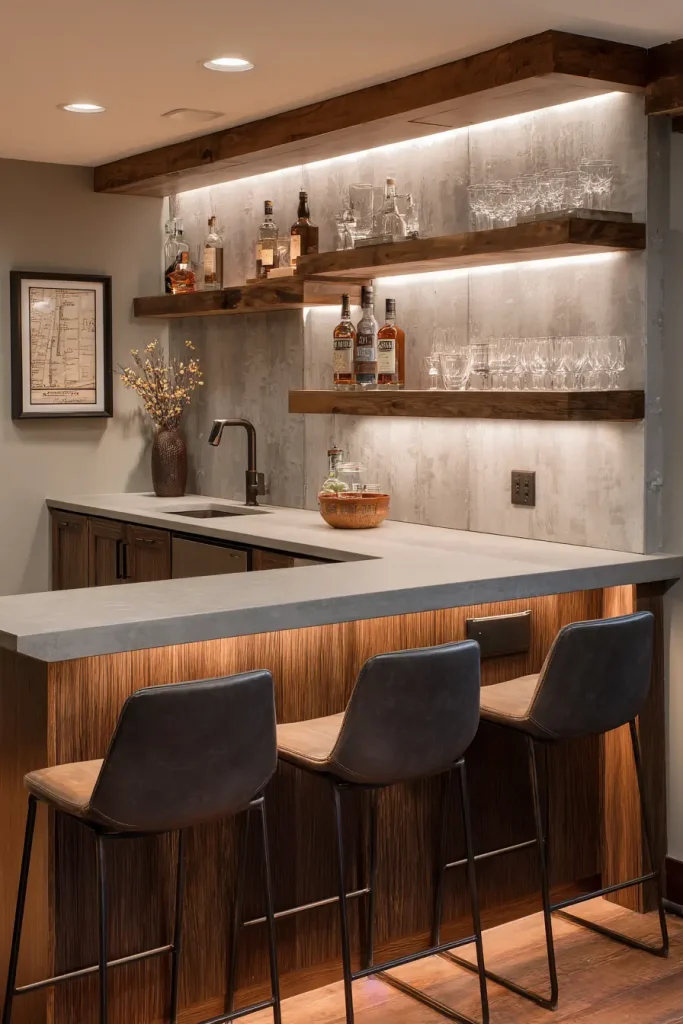 6. How to Build a Basement Bar for Under $500