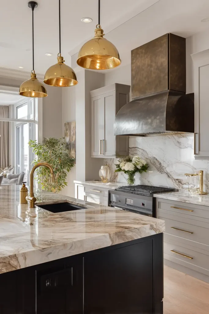 6. Mixed Metal Finishes