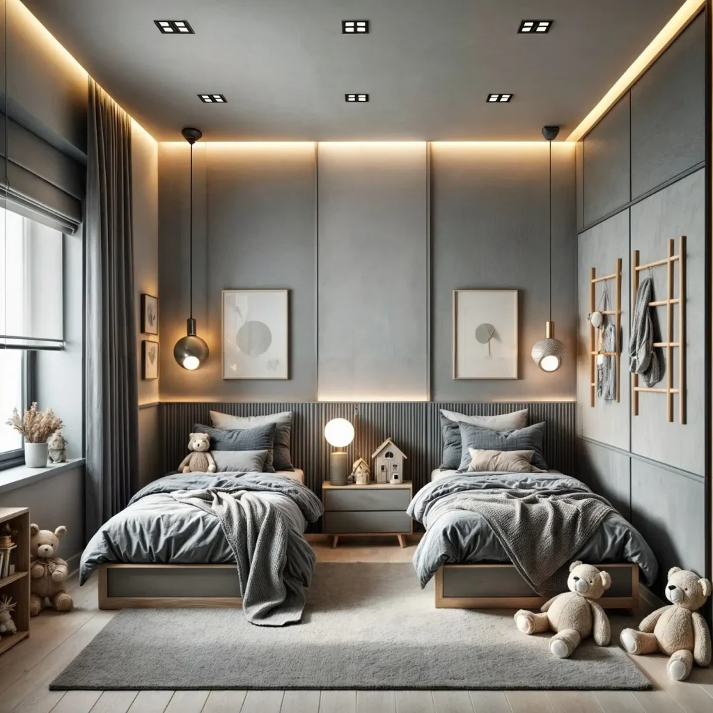 6. Shared Boys Bedrooms with Smart Layouts