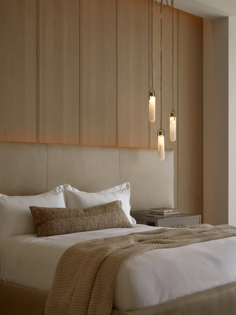 6. Statement Lighting in Matte Black