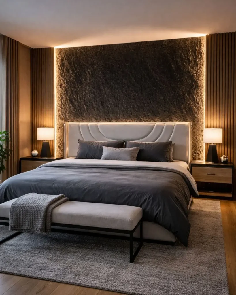 7. Add Depth with One Accent Wall