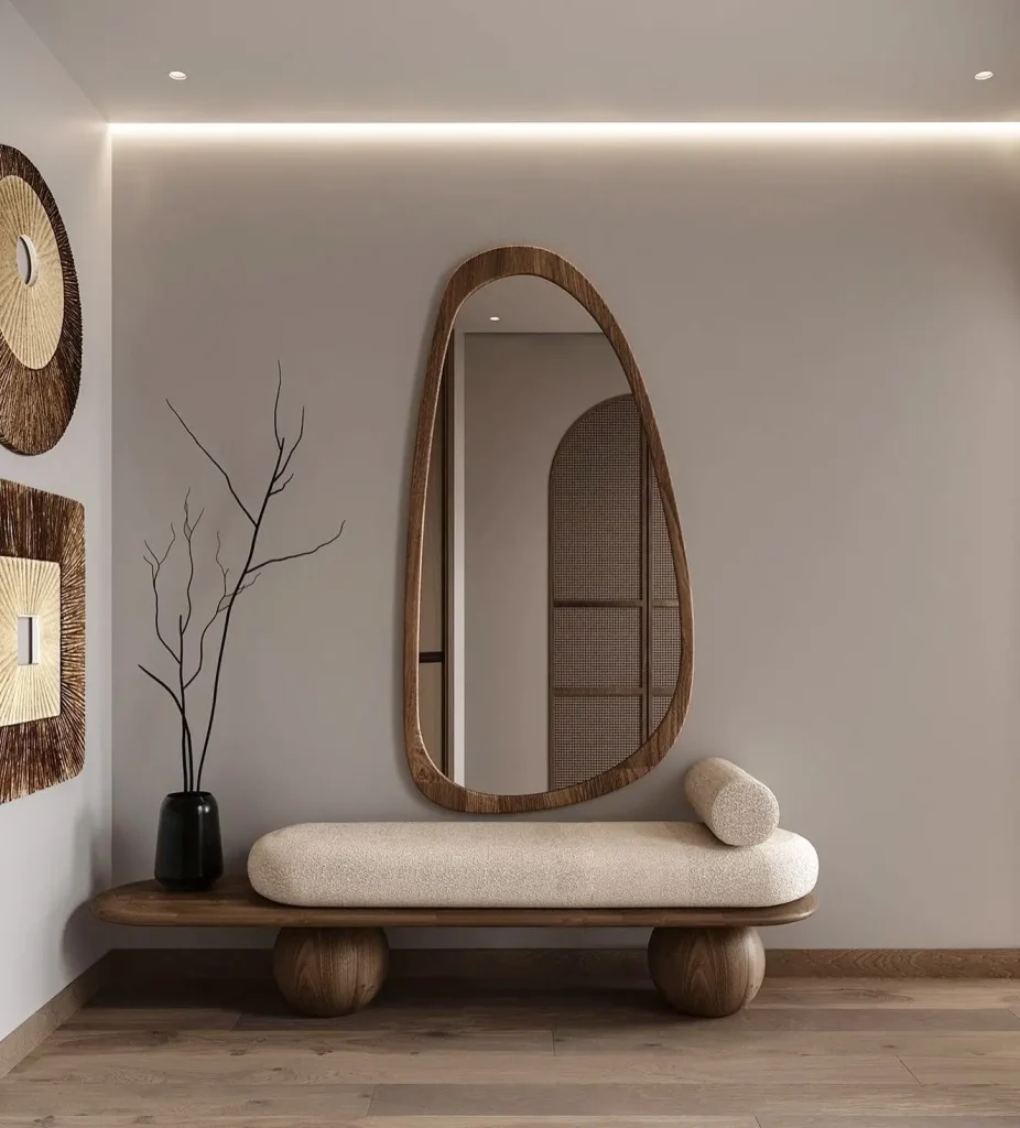 7. Bench with Built-In Shoe Storage