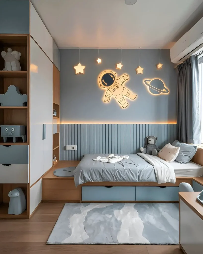 7. Minimalist Boys Bedrooms for Calm Spaces