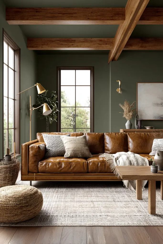 7. Moody Olive for Depth and Warmth