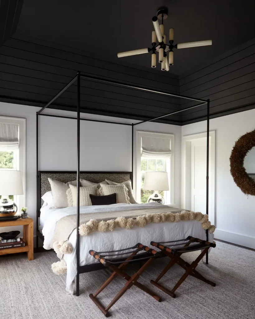 8. Dark Ceiling for a Cocoon Effect