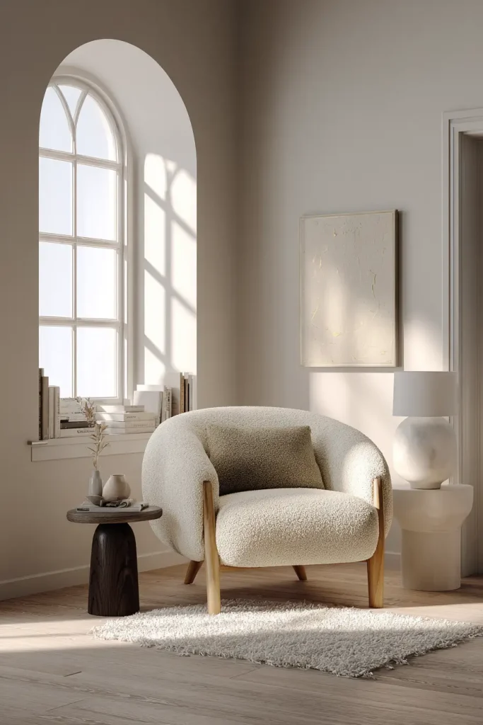 9. Add a Statement Nordic Armchair