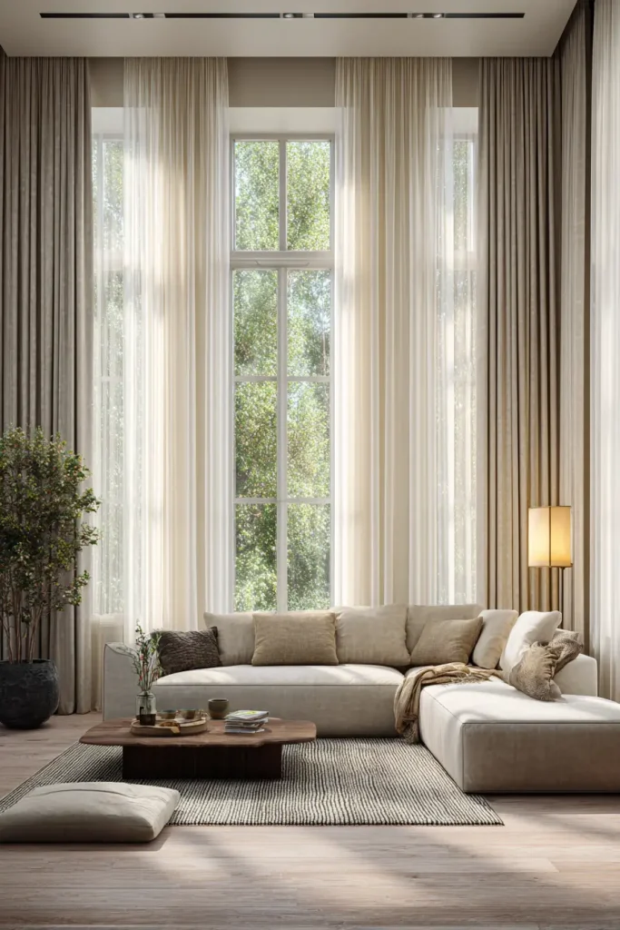Floor-to-Ceiling Curtains
