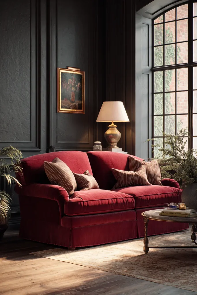 The Return of the "English Roll Arm" Sofa