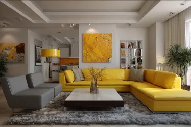 17 Fresh Modern Yellow Living Room Ideas for 2026