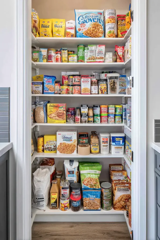  Floor to Ceiling Pantry Shelving
