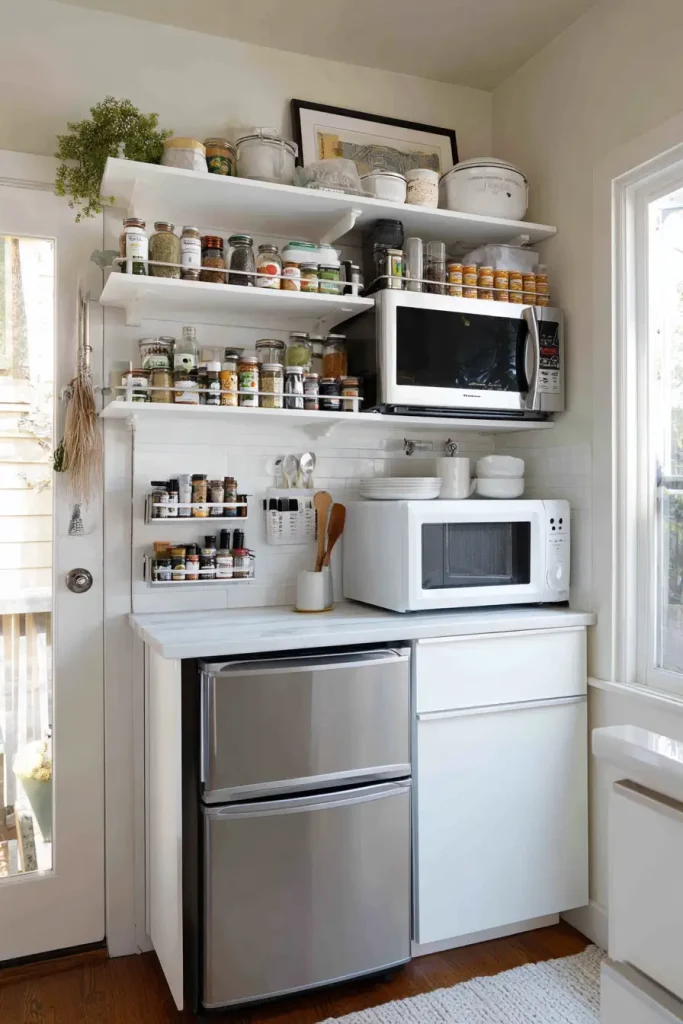 1. Go Vertical with Magnetic Strips & Racks