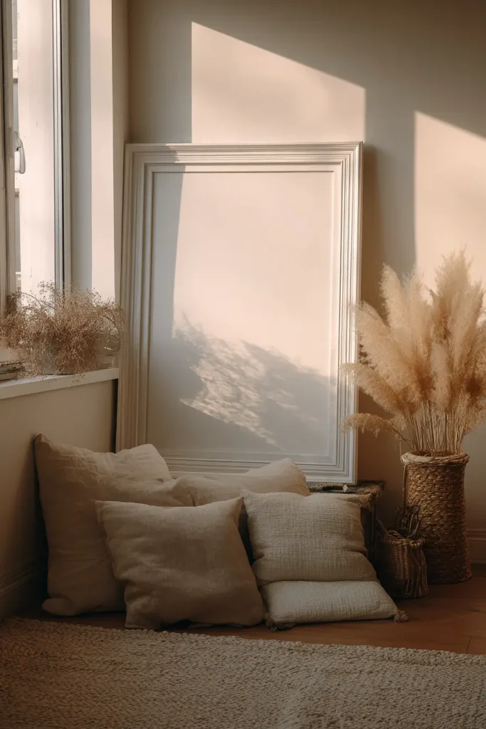 1. Oversized Framed Art