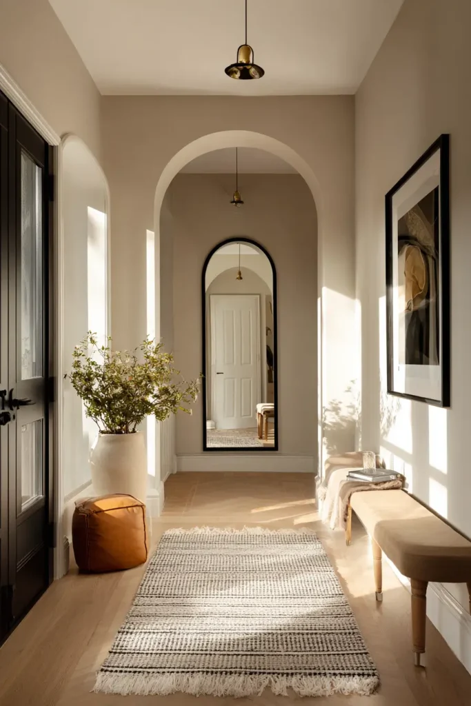 1. Put Up a Large Mirror to Make the Space Feel Twice as Big