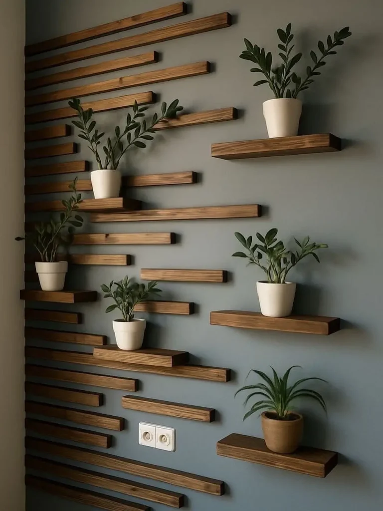 10. Decorate With Wooden Sculptures