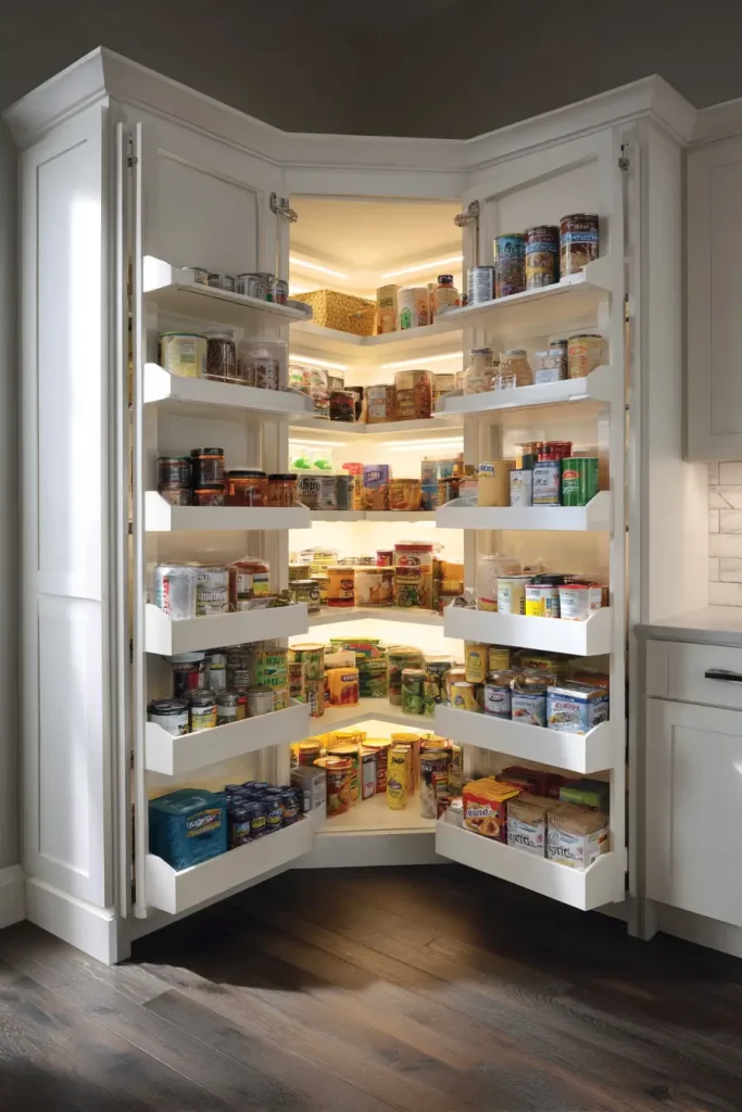 10. Replace Shelves with Deep Pantry Drawers