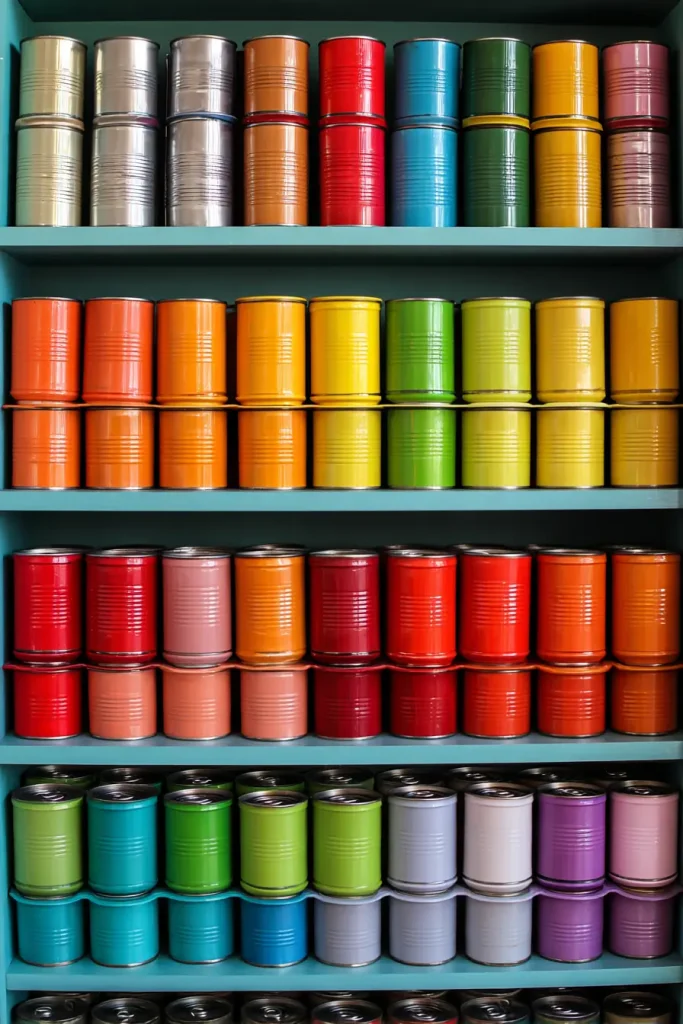 10. Use Stackable Can Organizers
