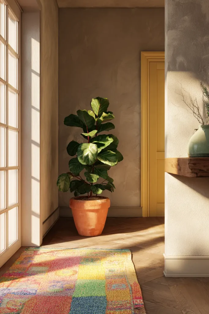 11. Add One Plant to Bring the Space to Life