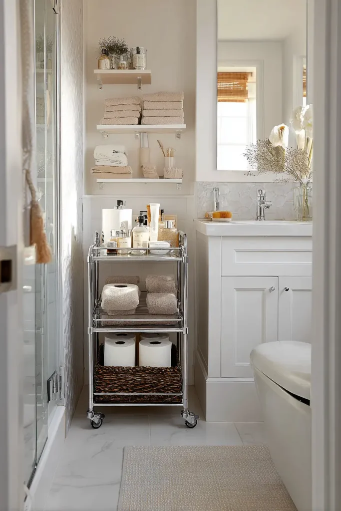 11. Add a Rolling Cart in Any Unused Gap