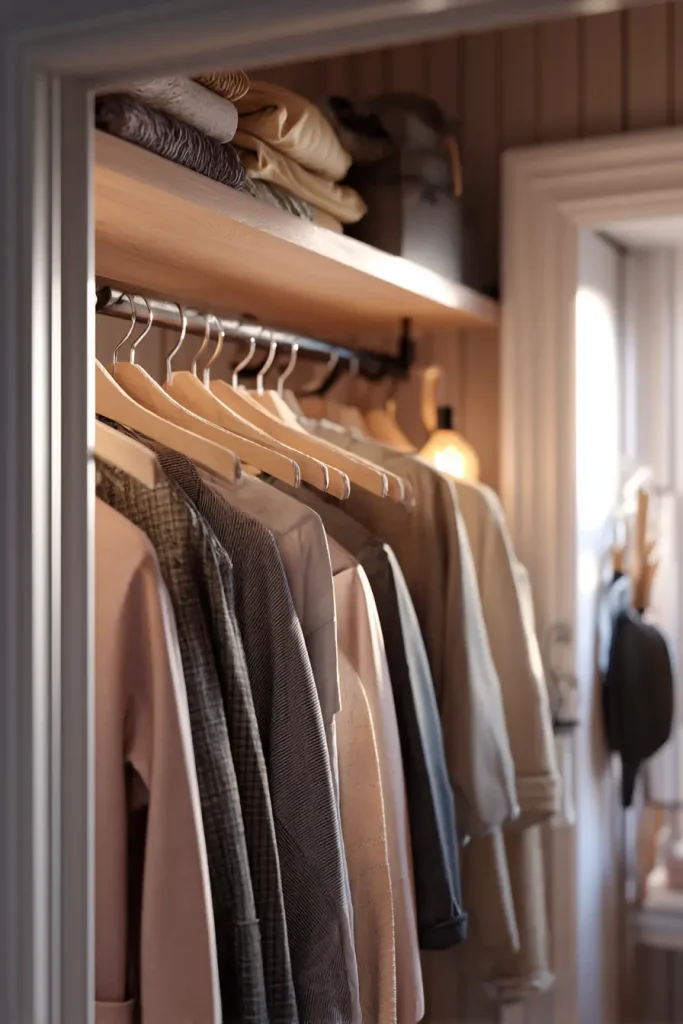 11. Double the Space in Your Coat Closet in One Hour