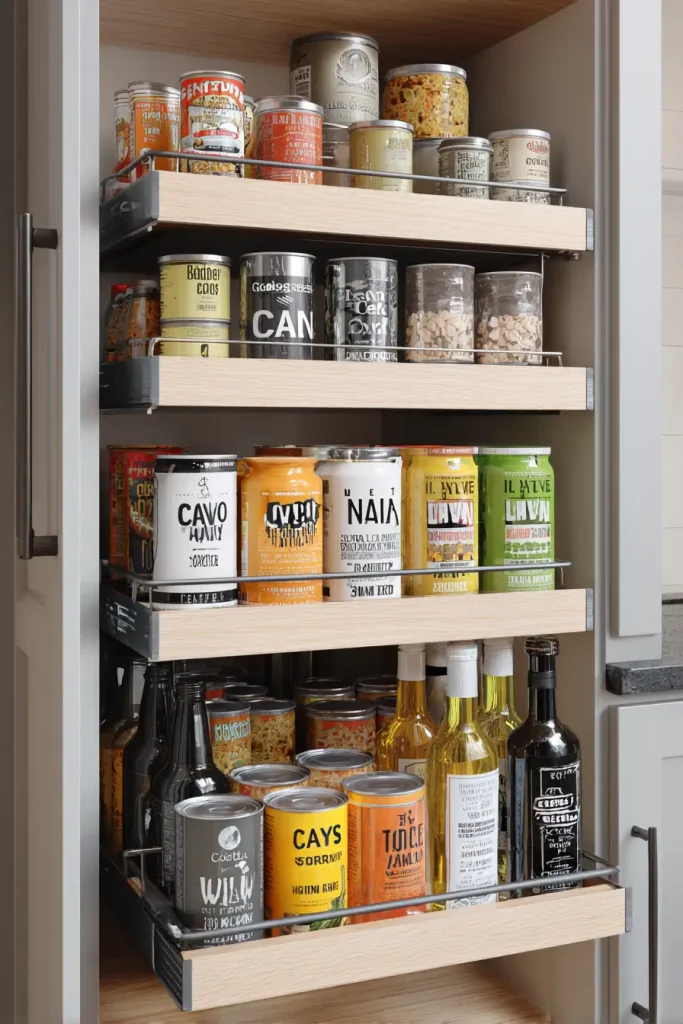 Narrow Pull Out Pantry