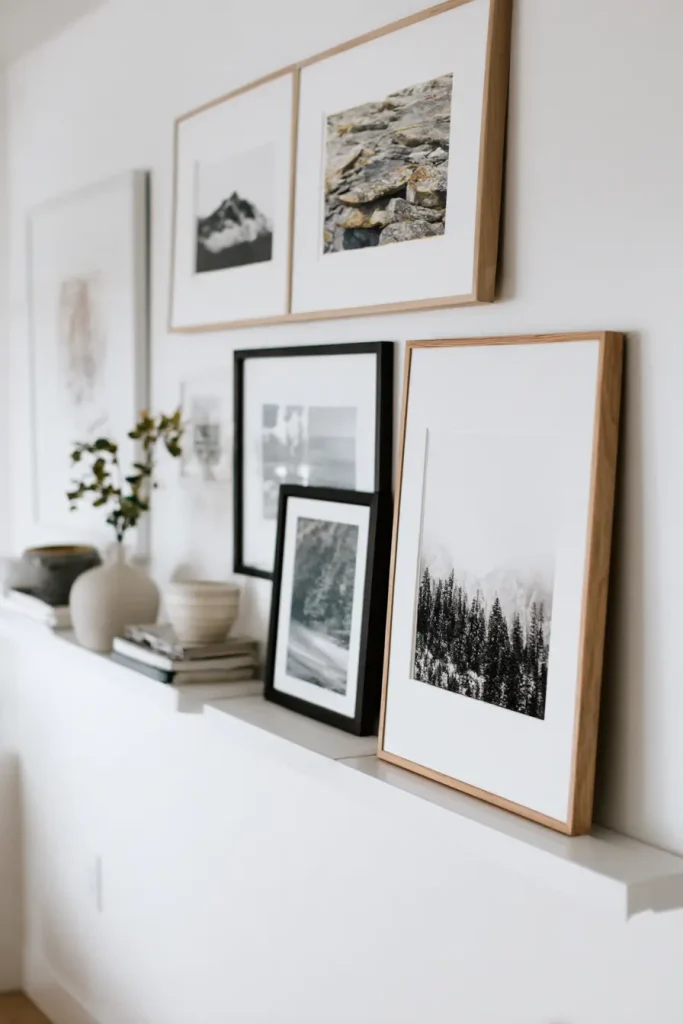 11. Picture Ledge With Rotating Art