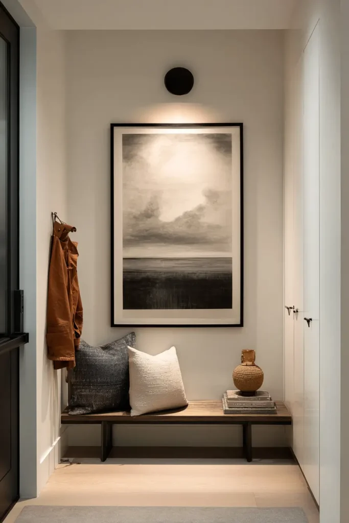 11. Use Wallpaper or Wall Panels to Make a Big Statement in a Small Space