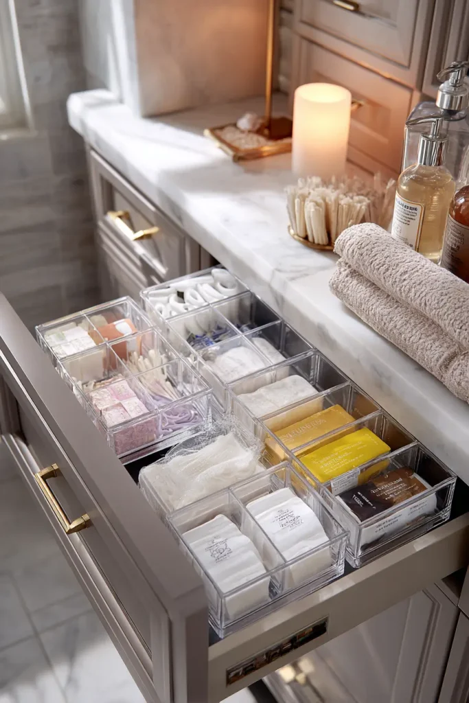 12. Create One Shared Drawer for Common Items Only