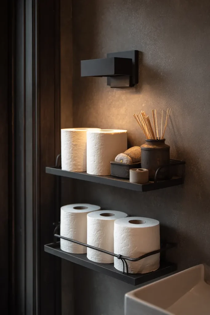 12. Fix Where Your Toilet Paper Lives