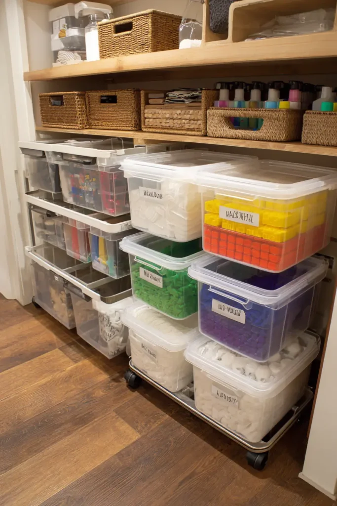 Install Smart Storage for Laundry Supplies