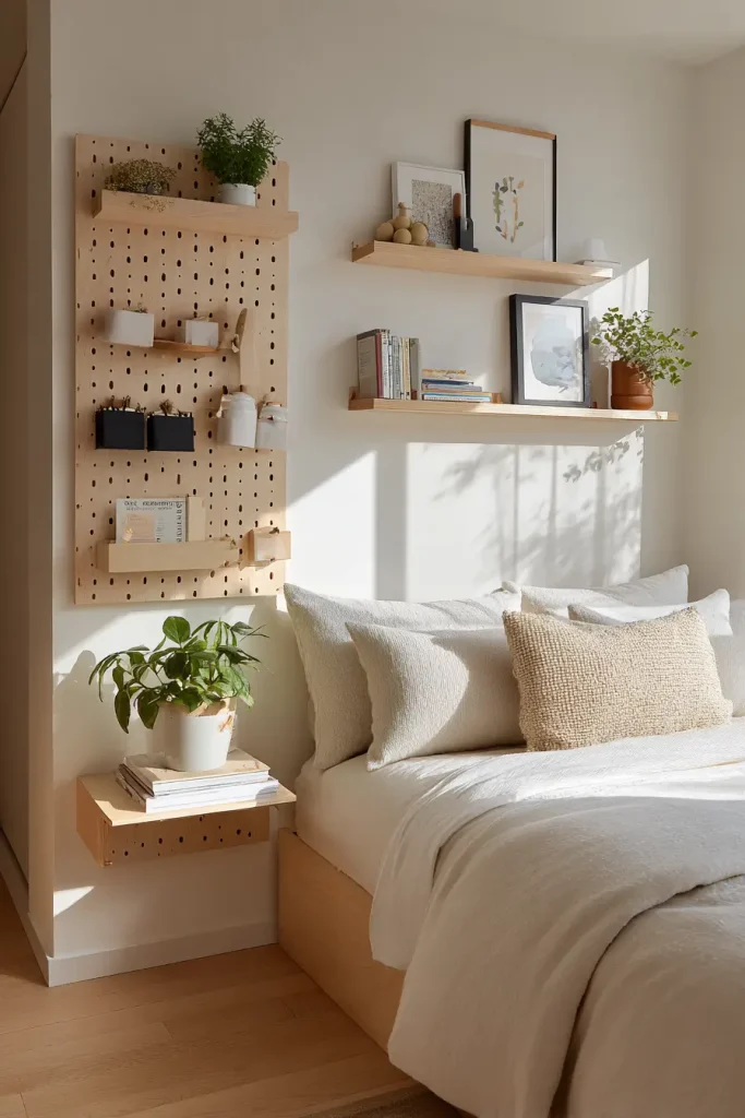 12. Pegboards and Modular Display Systems: Organized and Styled at Once