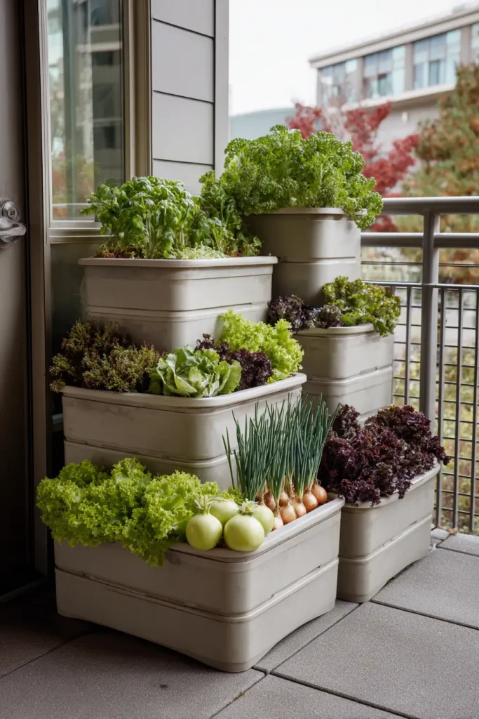 12. Stackable Garden Beds