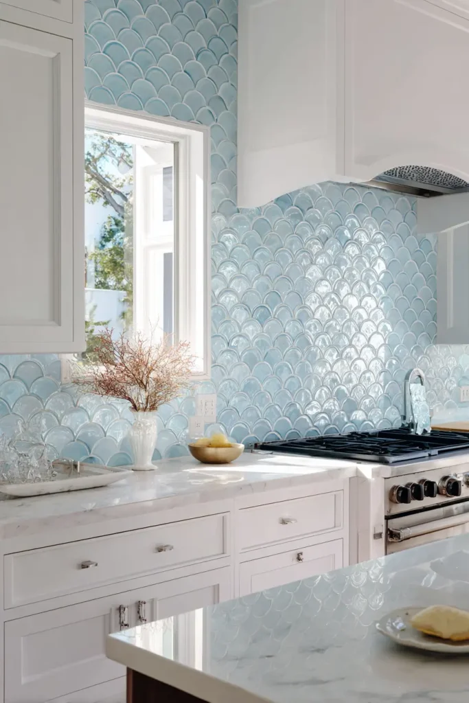 13. Fish Scale or Scallop Tile