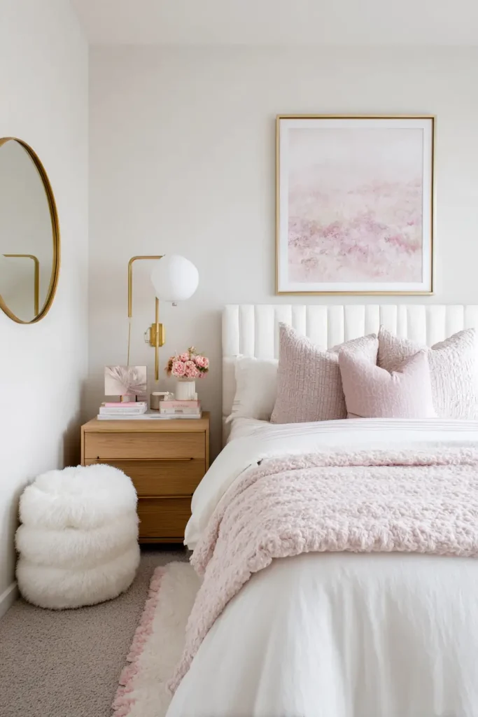 13. Pastel Aesthetic Bedroom Ideas (Soft + Bright)