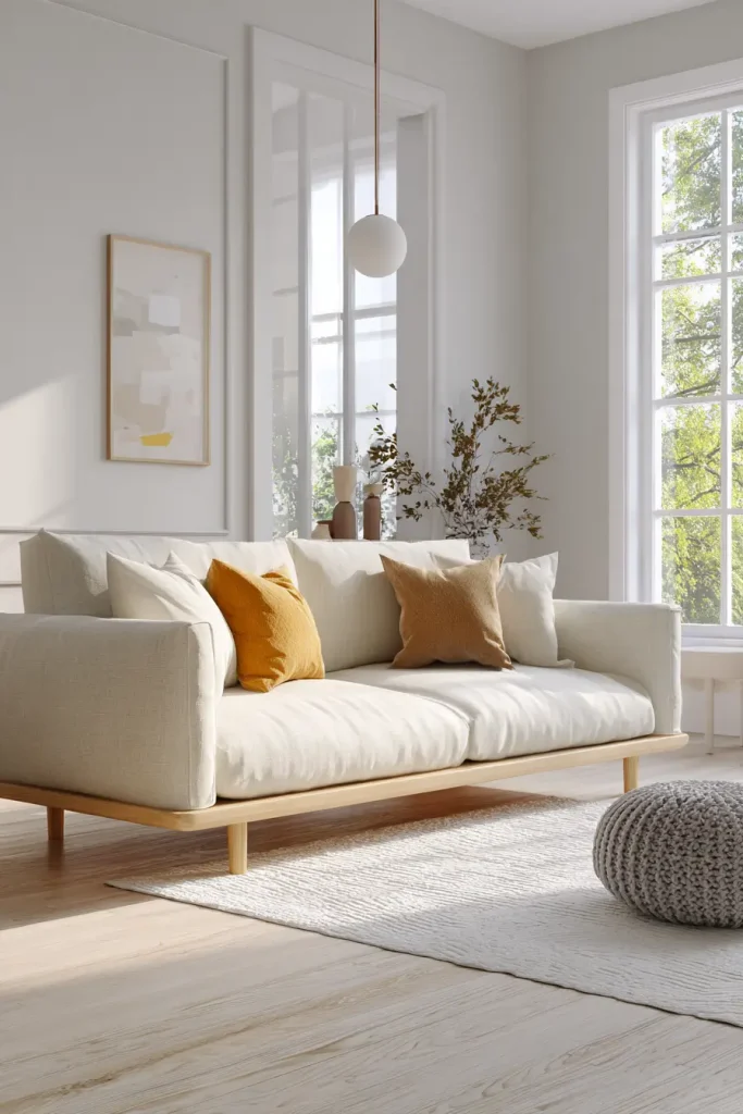 13. Scandinavian-Inspired Luxury Sofas