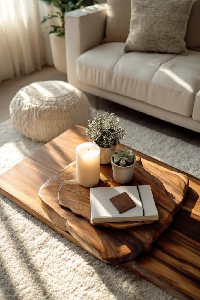 13. Wooden Boards Used as Trays